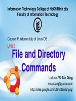 Tài Liệu - Võ Tấn Dũng (votandung) Unit3 Linux ITC