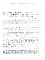 DSpace at VNU: Mấy vấn đề xây dựng và bảo vệ hậu phương chi viện tiền tuyến ở Thanh-Nghệ-Tĩnh trong thời kỳ kháng chiến chống Pháp