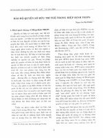 DSpace at VNU: Bảo hộ quyền sở hữu trí tuệ trong hiệp định TRIPS