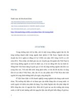 Phân tích ngành sữa Việt Nam