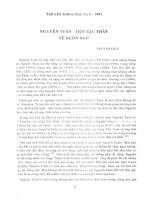 DSpace at VNU: Nguyễn Tuân - Một bậc thầy về ngôn ngữ