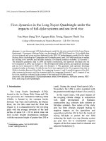 Flow dynamics in the Long Xuyen Quadrangle under the impacts of full dyke systems and sea level rise