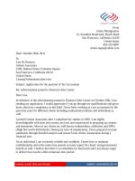 Mẫu đơn xin việc bằng Tiếng Anh ngành NHÂN VIÊN KIỂM KÊ THUẾ