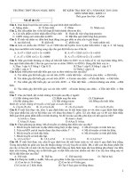 de thi hoc ki 1 mon sinh hoc lop 12 nam 2015 2016 truong thpt phan ngoc hien ca mau