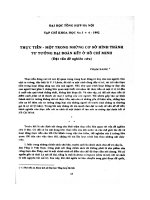 DSpace at VNU: Thực tiễn - Một trong những cơ sở hình thành tư tưởng đại đoàn kết ở Hồ Chí Minh