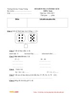 de thi hk2 mon toan lop 1 truong tieu hoc trung vuong nam 2016 2017