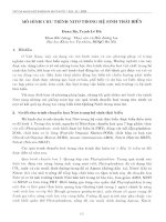 DSpace at VNU: Mô hình chu trình Nitơ trong hệ sinh thái biển