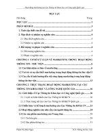 DSpace at VNU: Hoạt động marketing tại Cục Thông tin Khoa học và Công nghệ Quốc gia