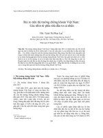 DSpace at VNU: Rủi ro trên thị trường chứng khoán Việt Nam: Góc nhìn từ phía nhà đầu tư cá nhân