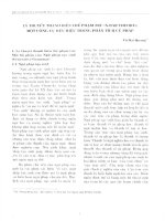 DSpace at VNU: Lý thuyết thanh biến thể phạm trù (X-bar theory): một công cụ hữu hiệu trong phân tích cú pháp