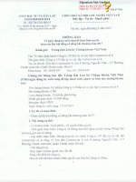 Thông báo về ngày đăng ký cuối cùng để thực hiện quyền tham dự ĐHCĐ bất thường năm 2017 Thong bao signed