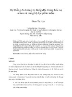 DSpace at VNU: Hệ thống đo lường tự động đặc trưng bức xạ anten sử dụng bộ lọc phần mềm