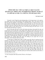 DSpace at VNU: Tính thế tục với vai trò là một nguồn quyền lực mềm : yếu tố khôi hài trong nghi lễ và mối quan hệ của những tín đồ đạo Mẫu