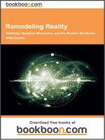 DSpace at VNU: Remodeling Reality: Relativity, Quantum Mechanics, and the Modern Worldview