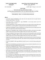 Thông báo bán đấu giá cổ phần của Tổng Công ty Xây dựng Hà Nội - CTCP tại Công ty Cổ phần Đầu tư Lạc Hồng 02. Quy che dau gia