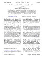 DSpace at VNU: First Measurement of the CP-Violating Phase in B-s(0) -  phi phi Decays