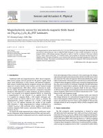 DSpace at VNU: Magnetoelectric sensor for microtesla magnetic-fields based on (Fe80Co20)(78)Si12B10 PZT laminates