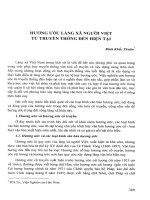 DSpace at VNU: Hương ước làng xã người việt từ truyền thống đến hiện đại