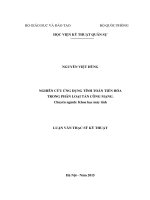 Nghien cứu ứng dụng GP trong phát hiện tấn công mạng