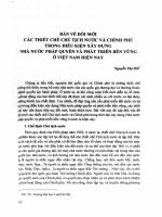 DSpace at VNU: Bàn về đổi mới các thiết chế chủ tịch nước và Chính phủ trong điều kiện xây Nhà nước pháp quyền và phát triển bền vững ở Việt Nam hiện nay