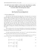 DSpace at VNU: Các kết quả phát triển và ứng dụng mô hình ba chiều (3D) thủy nhiệt động lực học biển ven và nước nông ven bờ Quảng Ninh