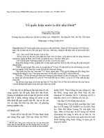 DSpace at VNU: về quốc hiệu nước ta đời nhà Đinh