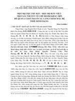 DSpace at VNU: Một họ tộc chủ đất - một họ Hán Việt: một giả thuyết về chế độ hộ khẩu mới để quản lý đất đai ở các làng chăm mẫu hệ thời Minh Mạng