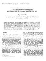 DSpace at VNU: Giải pháp đổi mới phương pháp giảng dạy ở các Trường đại học ICT hiện nay