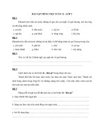 bai tap tieng viet lop 3 tuan 11 tuan 12