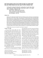 DSpace at VNU: Đáp ứng kháng thể ho gà ở máu bà mẹ và cuống rốn sau khi tiêm phòng vacxin tdap ở thời kỳ mang thai VU NGOC HA 2