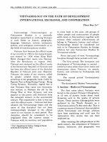 DSpace at VNU: Vietnamology on the path of development international exchange, and cooperation