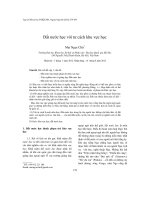 DSpace at VNU: Đất nước học với tư cách khu vực học