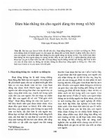 DSpace at VNU: Đảm bảo thông tin cho người dùng tin trong xã hội