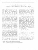 DSpace at VNU: Ngữ nghĩa và ngữ dụng học hay là mối quan hệ giữa cái chung và cái riêng