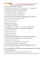 trac nghiem ngu van lop 10 bai to long pham ngu lao