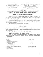 TCCB QD ban hanh Quy dinh tam thoi ve viec thi tuyen chuc danh can bo quan ly cac co so giao duc cong lap truc thuoc So Giao duc va Dao tao