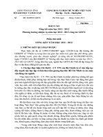 DU THAO BC Tong ket nam hoc 2011 2012 Phuong huong nhiem vu nam hoc 2012 2013 cong tac GDTX