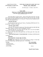 GDCN Khai mac va Tong ket Hoi thi Giao vien day gioi Trung cap chuyen nghiep cap tinh nam 2014