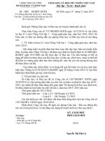 GDTH V V huong dan kiem tra hoc ki 1 mon Tieng Viet lop 1 va dieu chinh lich kiem tra chu viet lan 2 nam hoc 2014 2015