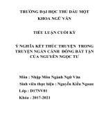 Tiểu luận cuối kỳ