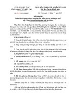 ke hoach atgt cho nu cuoi ngay mai