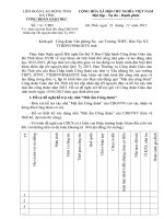 CONG DOAN V v khao sat tinh hinh doi song CBGVNV nhan dip Tet nguyen dan Quy Ty 2013