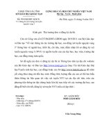 Cong van huong dan dang ky xet tuyen nguyen vong 3 Ky thi tuyen sinh Dai hoc Cao dang nam 2011