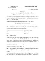 mau quyet dinh kiem tra to chuc dang cap duoi thuc hien nhiem vu kiem tra