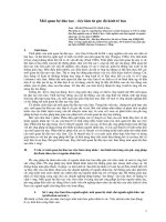 DSpace at VNU: mối quan hệ đào tạo - việc làm từ góc độ kinh tế học