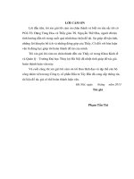 Một số giải pháp hoàn thiện công tác quản lý chất lượng dự án đầu tư xây dựng công trình (LV thạc sĩ)