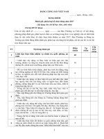 mau bang diem danh gia phan loai to chuc dang