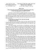 Bao cao ket qua thuc hien chuyen doi loai hinh truong mam non ban cong va thuc hien Nghi quyet so 115 2009 NQ HDND