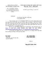 Cong van chi dao ve viec thu thap thong tin de xay dung Du an phat trien THPT2