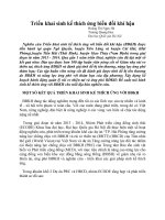 DSpace at VNU: Triển khai sinh kế thích ứng với biến đổi khí hậu Sinh kế thích ứng